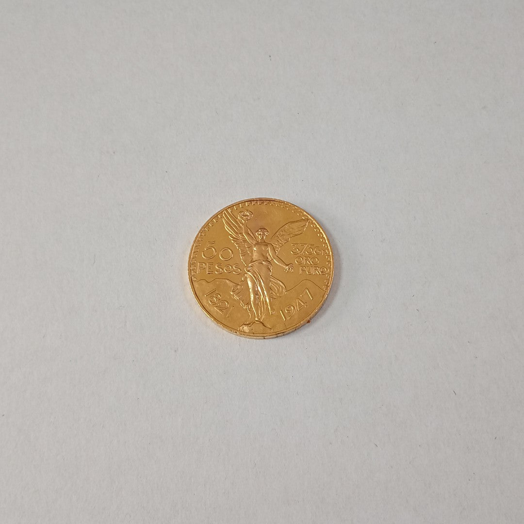 K1 41.6 GRMS 21 K IDENTIFICACIÓN MONEDA NOMINATIVA MONEDAS PESOS 50 PESOS (SEMINUEVO)