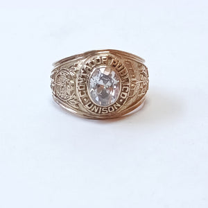 ANILLO DE GRADUACIÓN ORO 8 K 8,50 GRMS (SEMINUEVO)