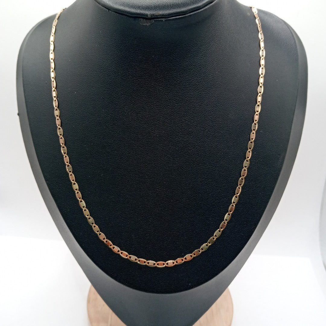 CADENA ORO COMBINADO 10 K 5.1 GRMS (SEMINUEVO)