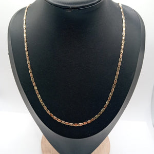 CADENA ORO COMBINADO 10 K 5.1 GRMS (SEMINUEVO)