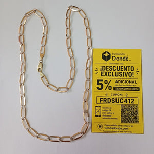 CADENA ORO COMBINADO 14 K 7,90 GRMS (SEMINUEVO)