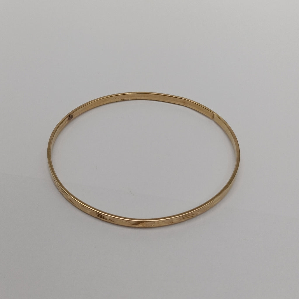 PULSERA RIGIDA ORO 14 K 4.5 GRMS (SEMINUEVO)