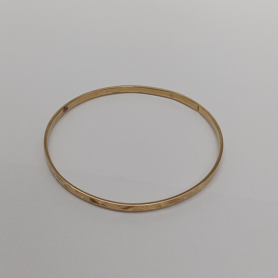 PULSERA RIGIDA ORO 14 K 4.5 GRMS (SEMINUEVO)