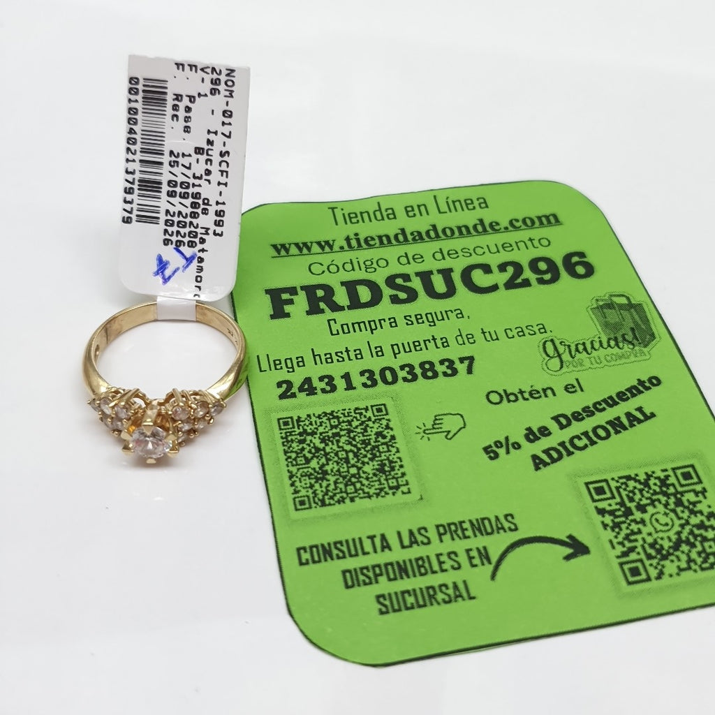 ANILLO ORO 10 K 4 GRMS (SEMINUEVO)
