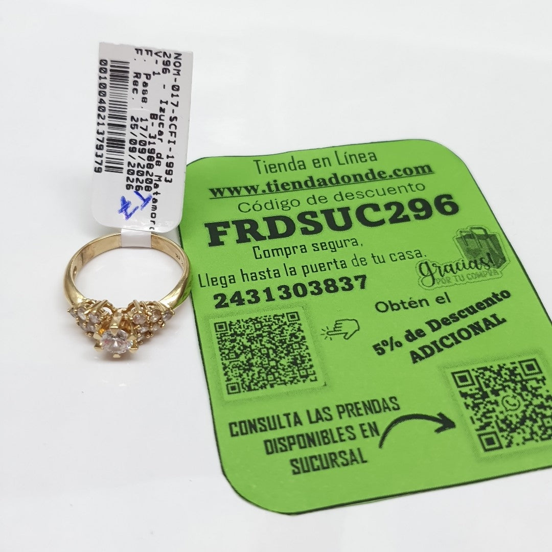 ANILLO ORO 10 K 4 GRMS (SEMINUEVO)