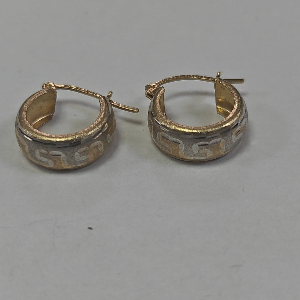ARRACADAS PAR ORO 14 K 1.8 GRMS (SEMINUEVO)