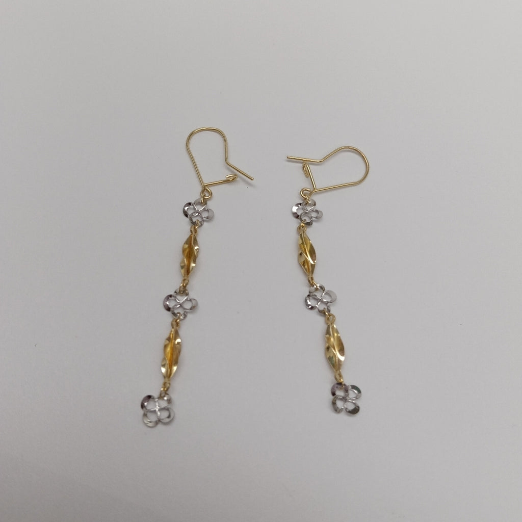 ARETES PAR ORO 14 K 1.2 GRMS (SEMINUEVO)