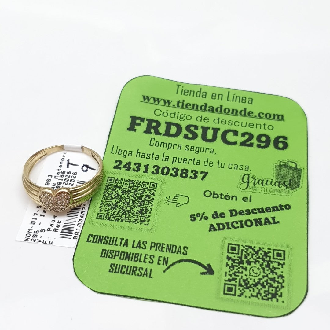 ANILLITO ORO 14 K 2.8 GRMS (SEMINUEVO)