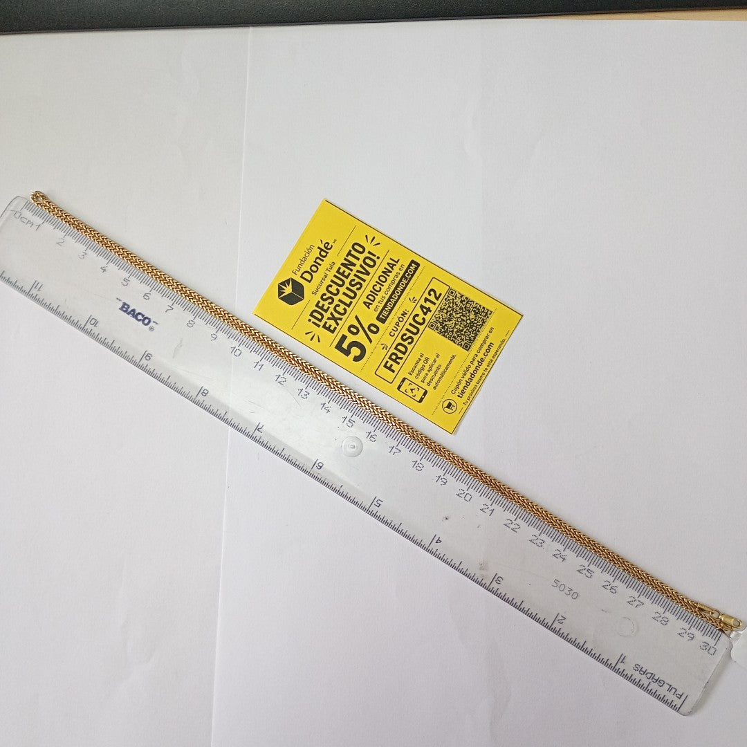 CADENA ORO 14 K 4.6 GRMS (SEMINUEVO)
