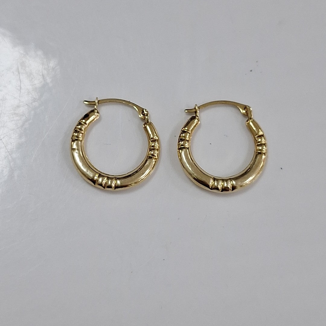 ARRACADAS PAR ORO 14 K 0.5 GRMS (SEMINUEVO)