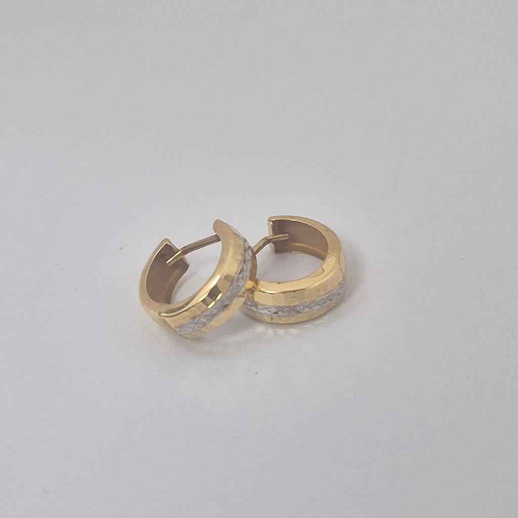 ARRACADAS PAR ORO 14 K 1.2 GRMS (SEMINUEVO)