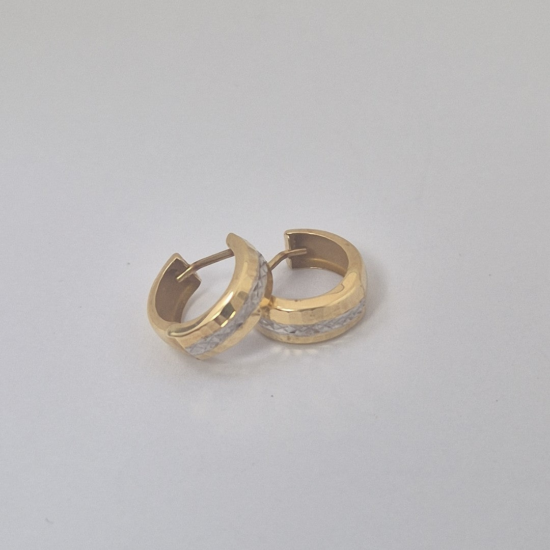 ARRACADAS PAR ORO 14 K 1.2 GRMS (SEMINUEVO)