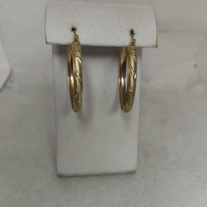 ARRACADAS PAR ORO 10 K 3.8 GRMS (SEMINUEVO)