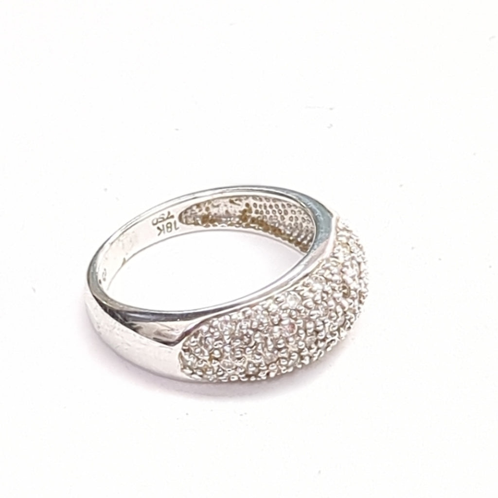 ANILLO ORO BLANCO 18 K 4,30 GRMS (SEMINUEVO)