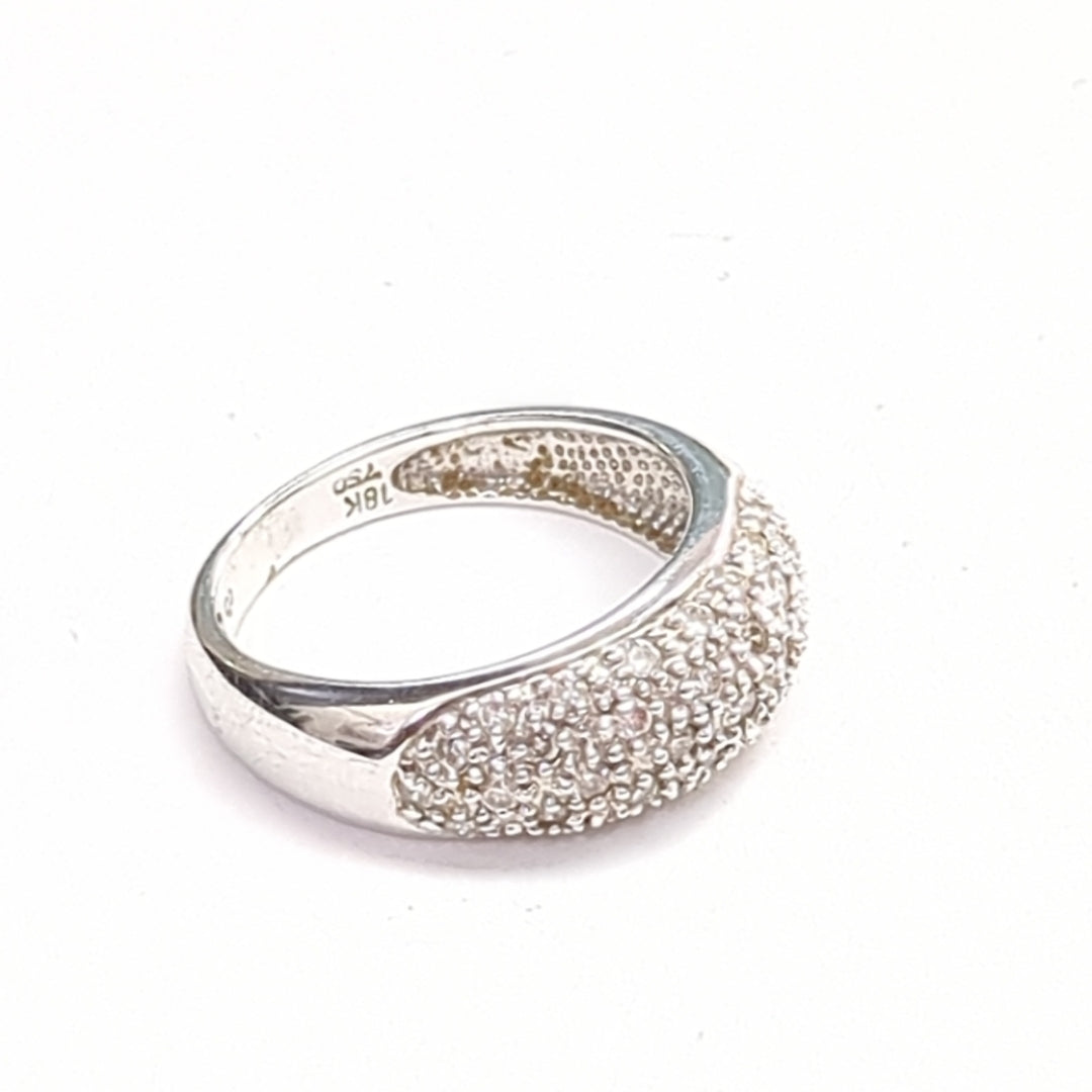 ANILLO ORO BLANCO 18 K 4,30 GRMS (SEMINUEVO)