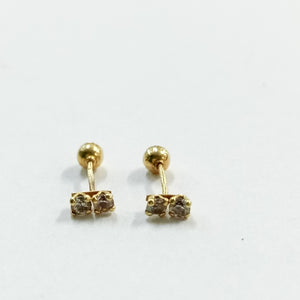 BROQUELES PAR ORO 14 K 0,30 GRMS (SEMINUEVO)
