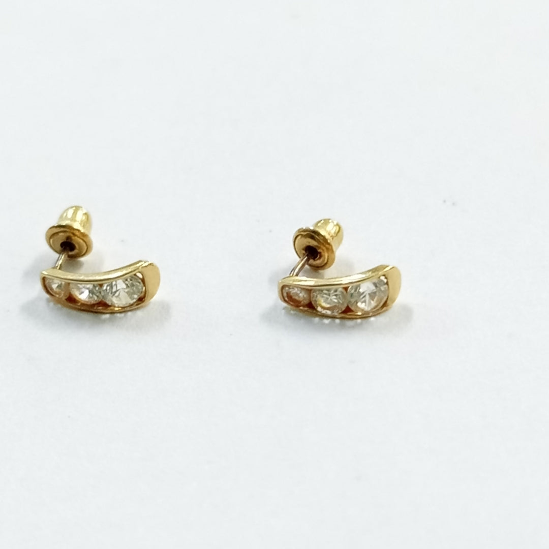 BROQUELES PAR ORO 14 K 0,60 GRMS (SEMINUEVO)