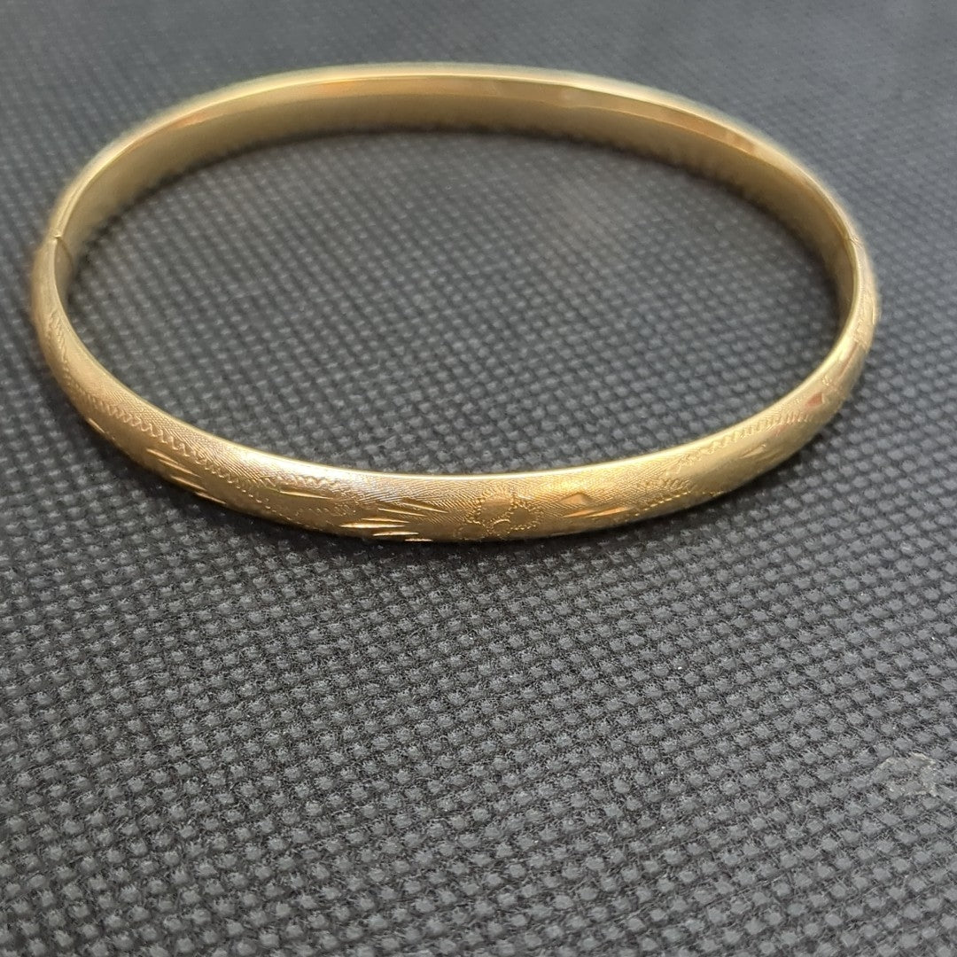 PULSERA RIGIDA ORO 14 K 8.5 GRMS (SEMINUEVO)