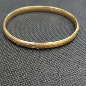 PULSERA RIGIDA ORO 14 K 8.5 GRMS (SEMINUEVO)