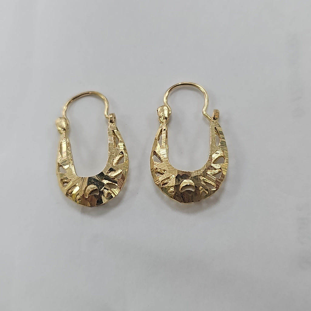 ARRACADAS PAR ORO 14 K 2.2 GRMS (SEMINUEVO)