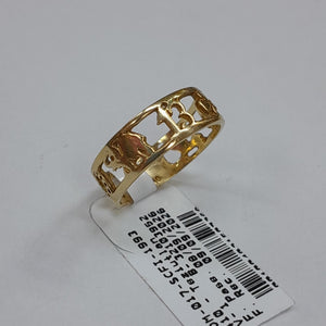 ARGOLLA DE LA SUERTE ORO 14 K 2.5 GRMS (SEMINUEVO)