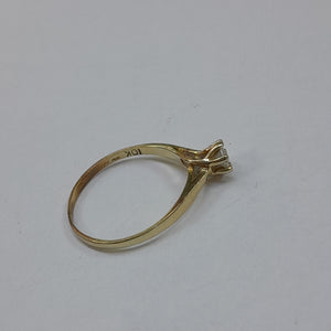 ANILLO ORO 10 K 1,10 GRMS (SEMINUEVO)