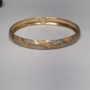 PULSERA RIGIDA ORO 14 K 6 GRMS (SEMINUEVO)