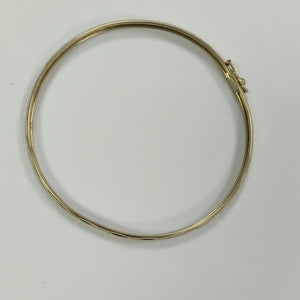 PULSERA RIGIDA ORO, RODIADO 14 K 4.3 GRMS (SEMINUEVO)