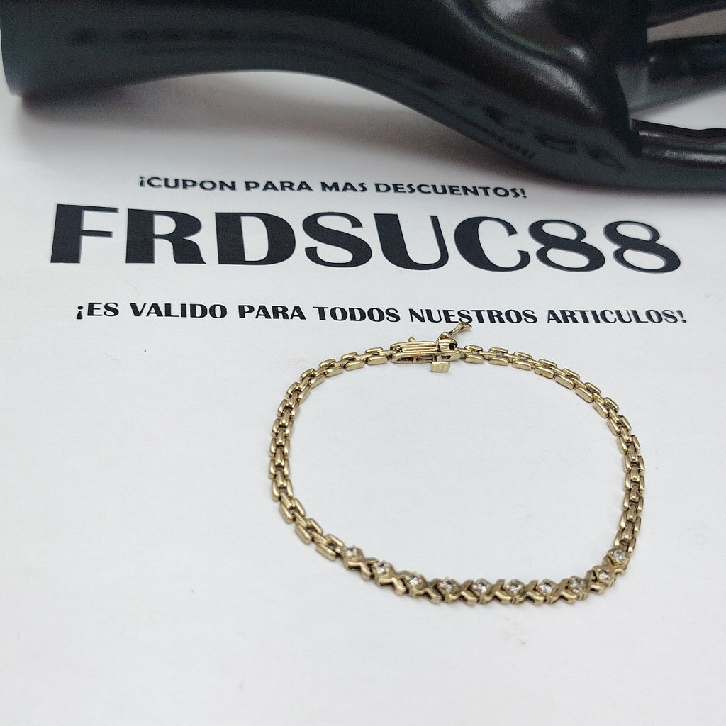 PULSERA ORO 14 K 6.9 GRMS (SEMINUEVO)