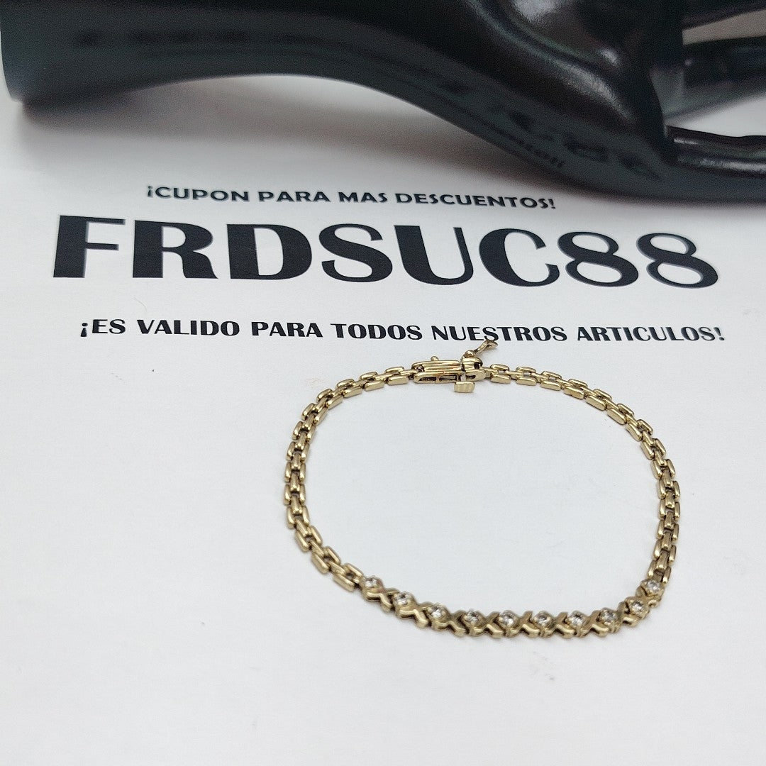 PULSERA ORO 14 K 6.9 GRMS (SEMINUEVO)