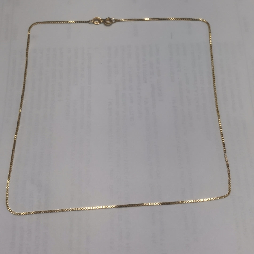 GARGANTILLA ORO 14 K 2.6 GRMS (SEMINUEVO)