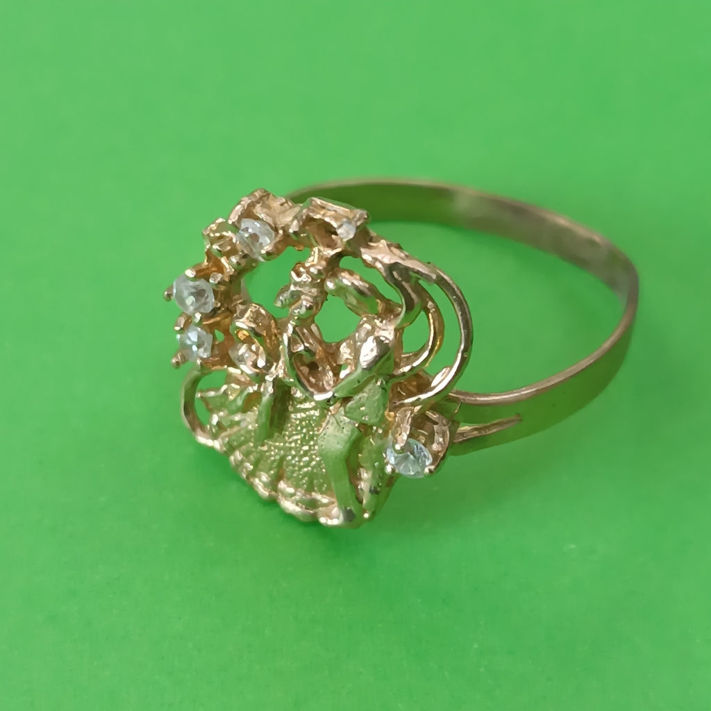 ANILLO ORO 10 K 2.5 GRMS (SEMINUEVO)