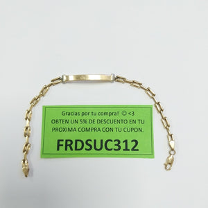 ESCLAVA ORO 14 K 6.6 GRMS (SEMINUEVO)