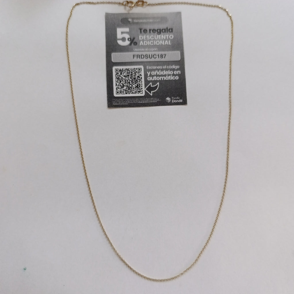 CADENA ORO 14 K 1,70 GRMS (SEMINUEVO)