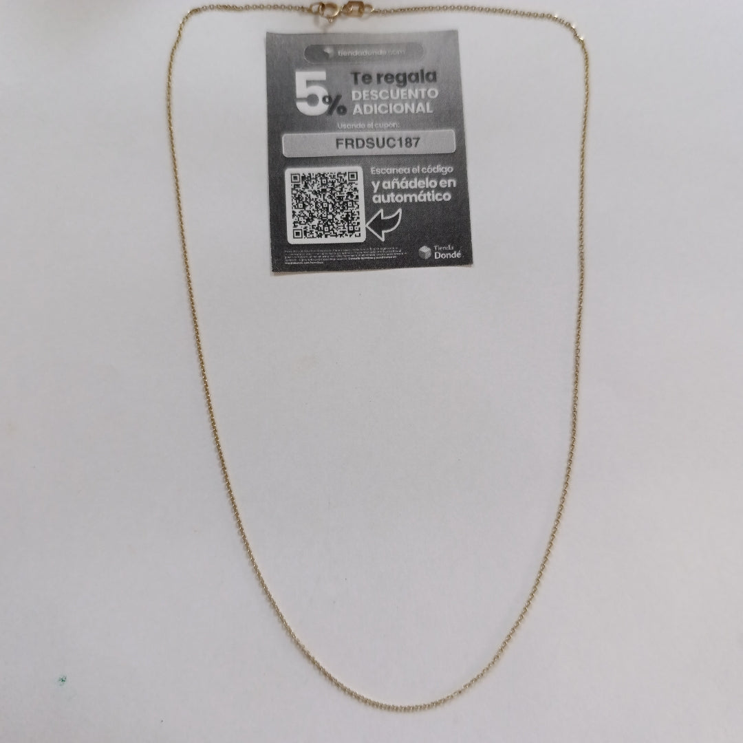 CADENA ORO 14 K 1,70 GRMS (SEMINUEVO)