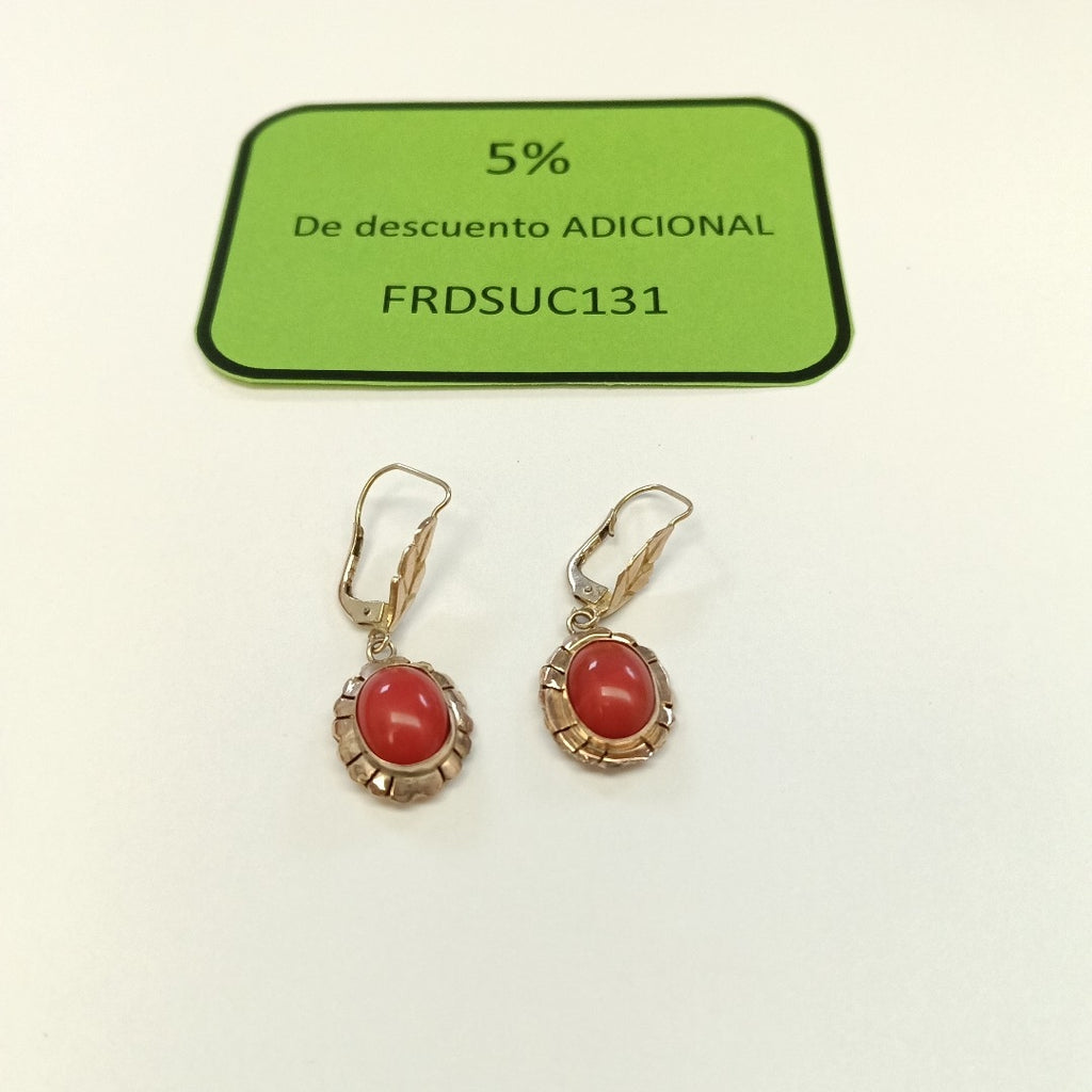 ARETES PAR ORO 8 K 2,20 GRMS (SEMINUEVO)