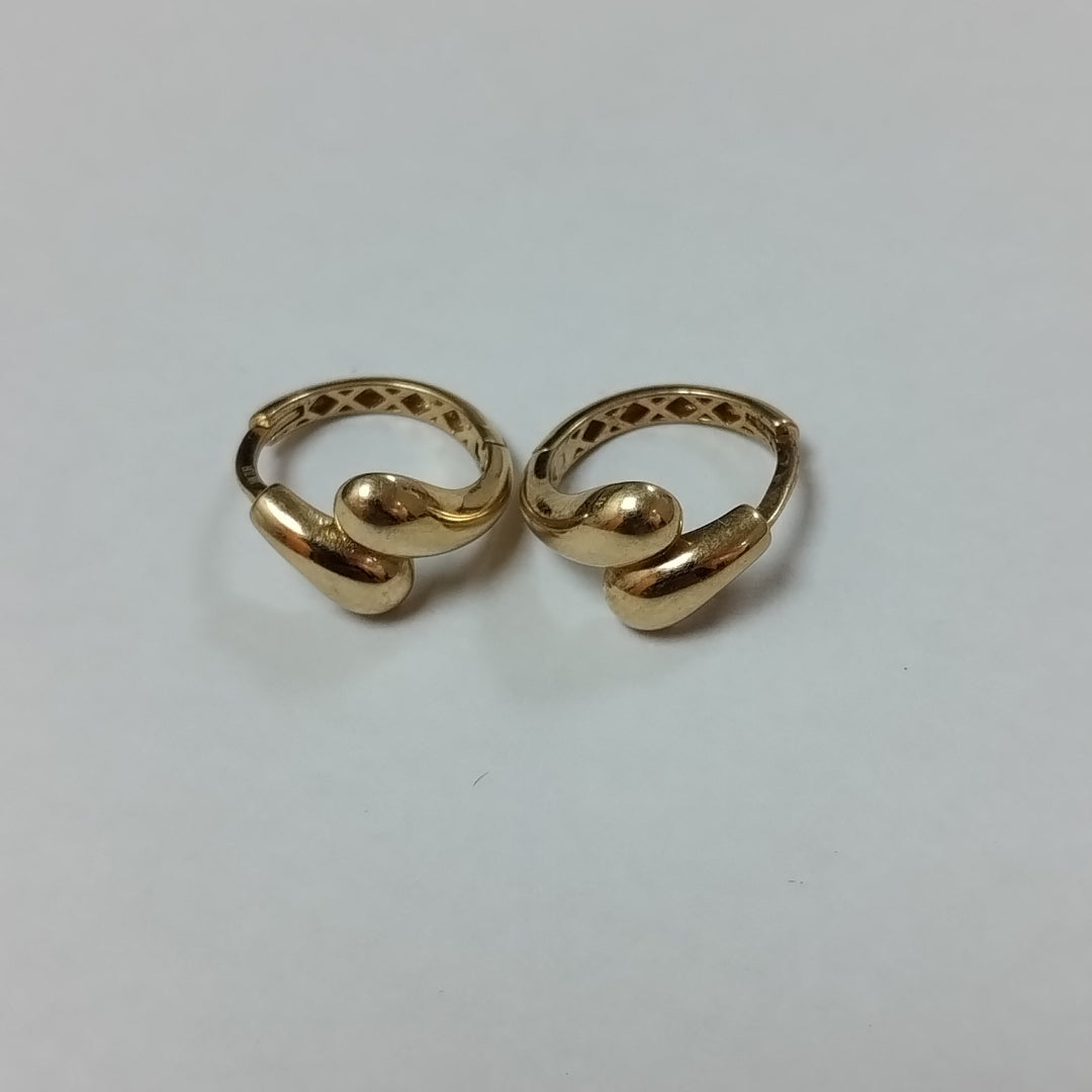 ARRACADAS PAR ORO 14 K 2.2 GRMS (SEMINUEVO)