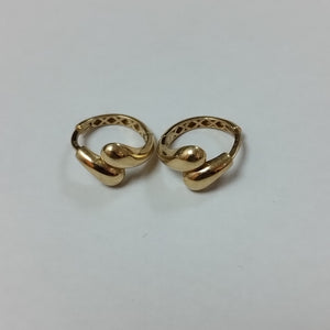 ARRACADAS PAR ORO 14 K 2.2 GRMS (SEMINUEVO)