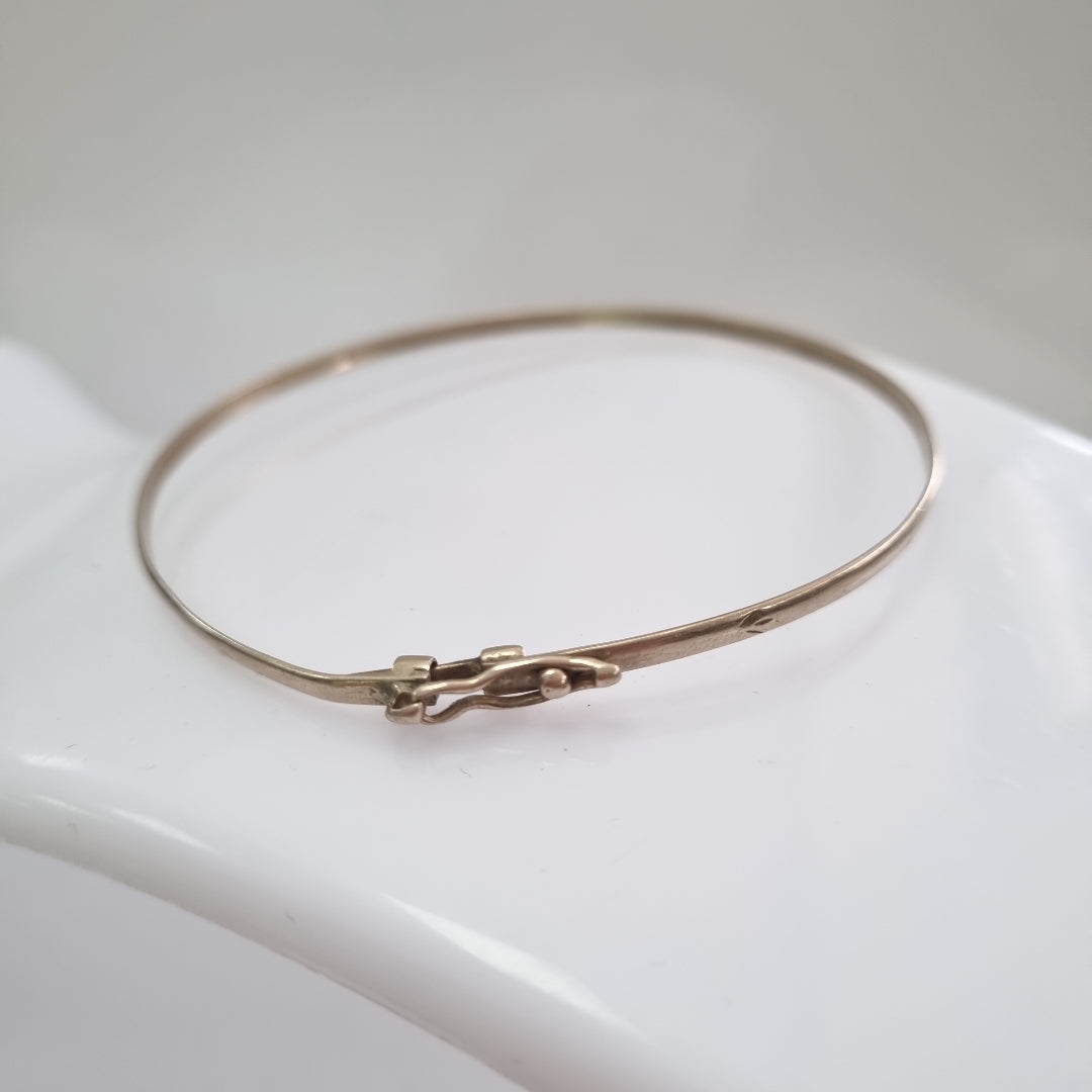PULSERA RIGIDA ORO 8 K 4.2 GRMS (SEMINUEVO)
