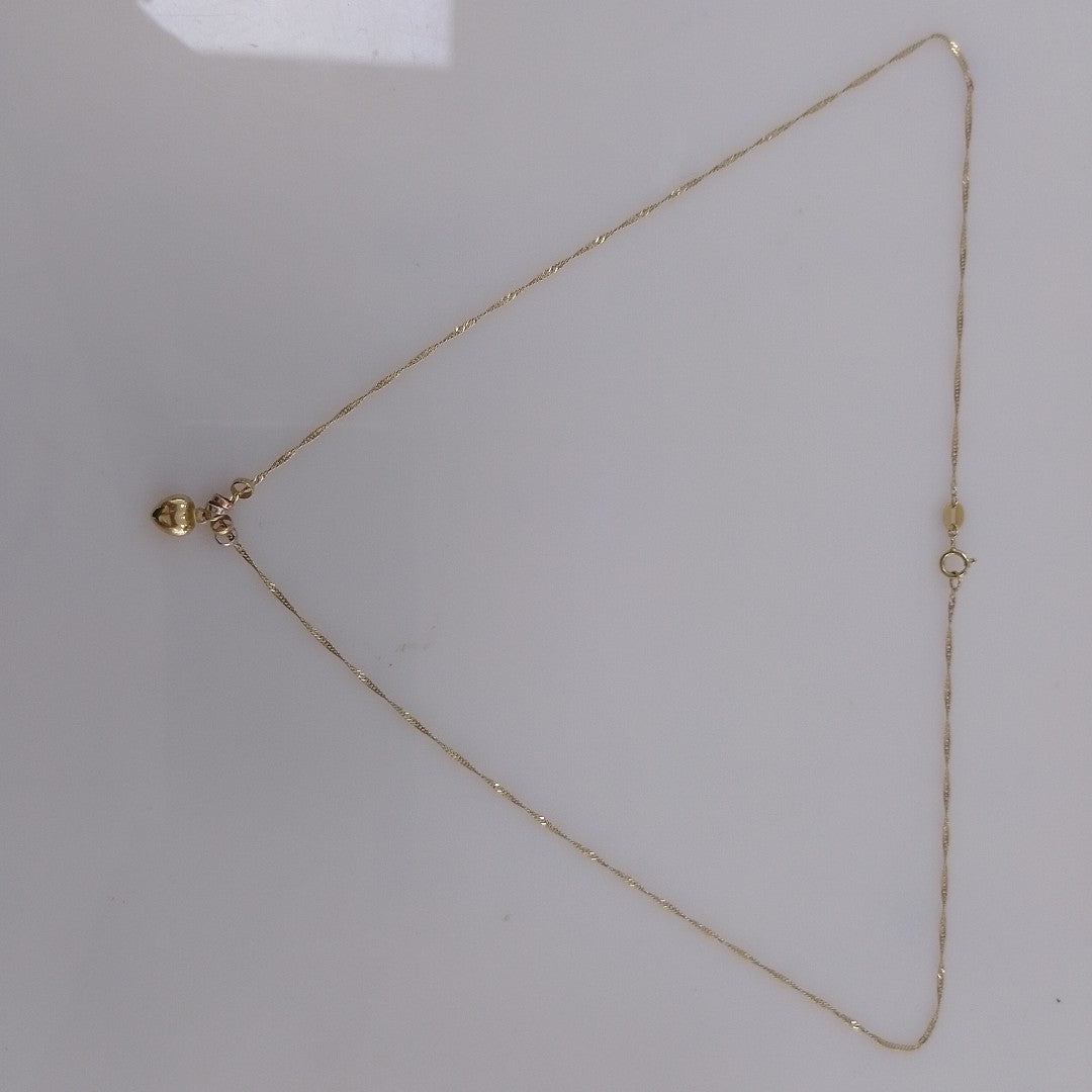 CADENA, DIJE ORO 10 K 1.5 GRMS (SEMINUEVO)