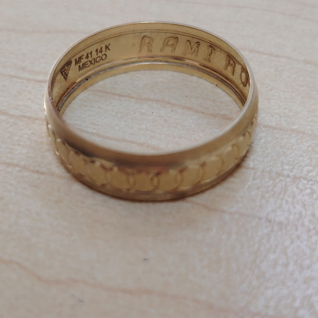 ARGOLLA ORO 14 K 2.2 GRMS (SEMINUEVO)