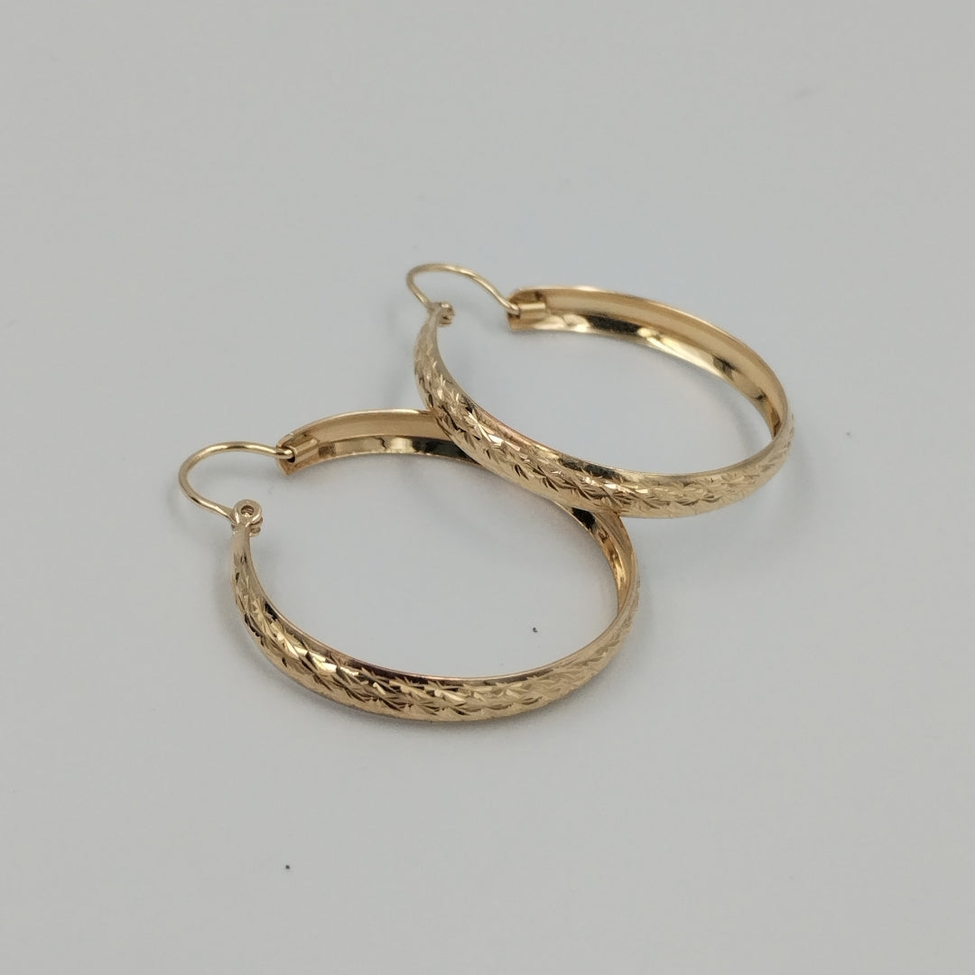 ARRACADAS PAR ORO 10 K 2.7 GRMS (SEMINUEVO)