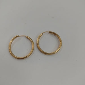 ARRACADAS PAR ORO 14 K 1.8 GRMS (SEMINUEVO)