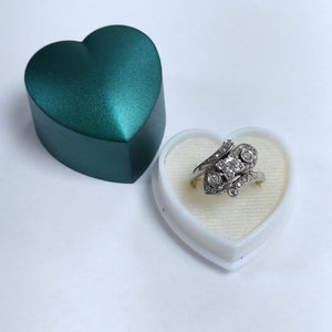 ANILLO ORO BLANCO 14 K 6.7 GRMS (SEMINUEVO)