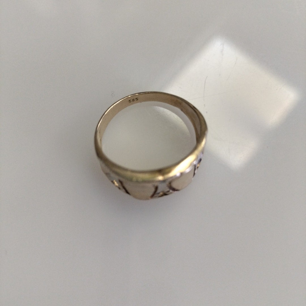 ANILLO ORO 14 K 4 GRMS (SEMINUEVO)