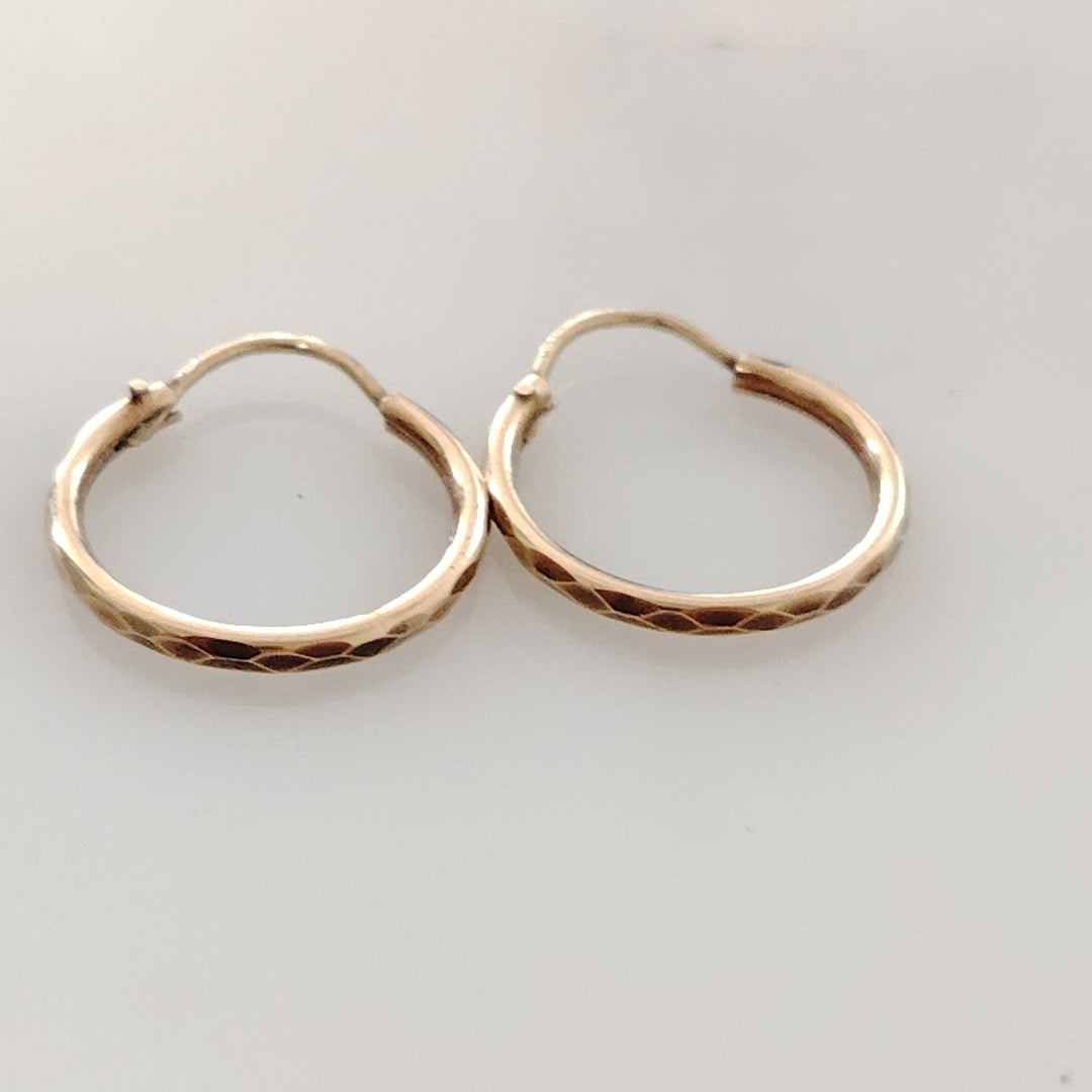 ARRACADAS PAR ORO 10 K 1 GRMS (SEMINUEVO)