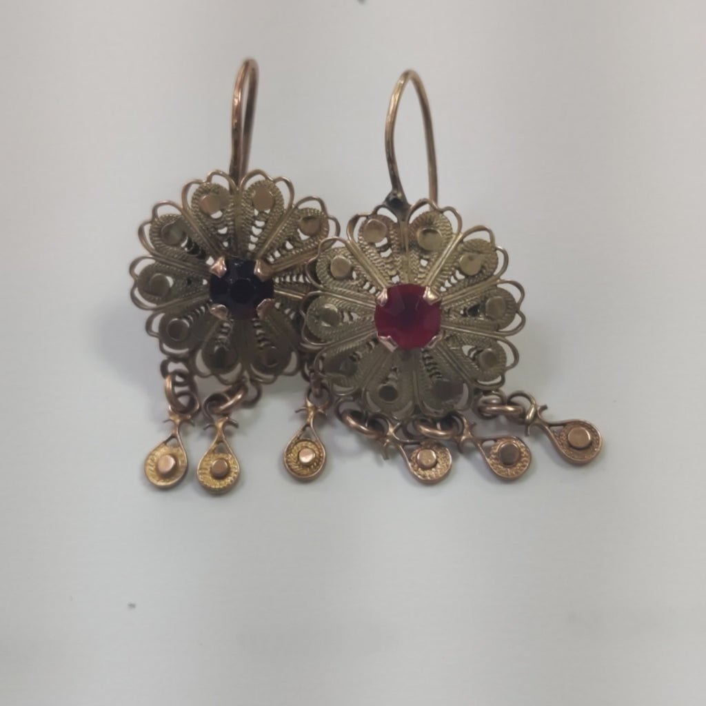 ARETES PAR ORO 8 K 4 GRMS (SEMINUEVO)