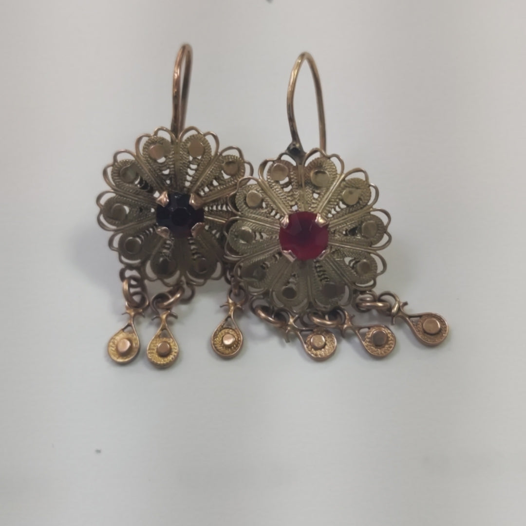 ARETES PAR ORO 8 K 4 GRMS (SEMINUEVO)