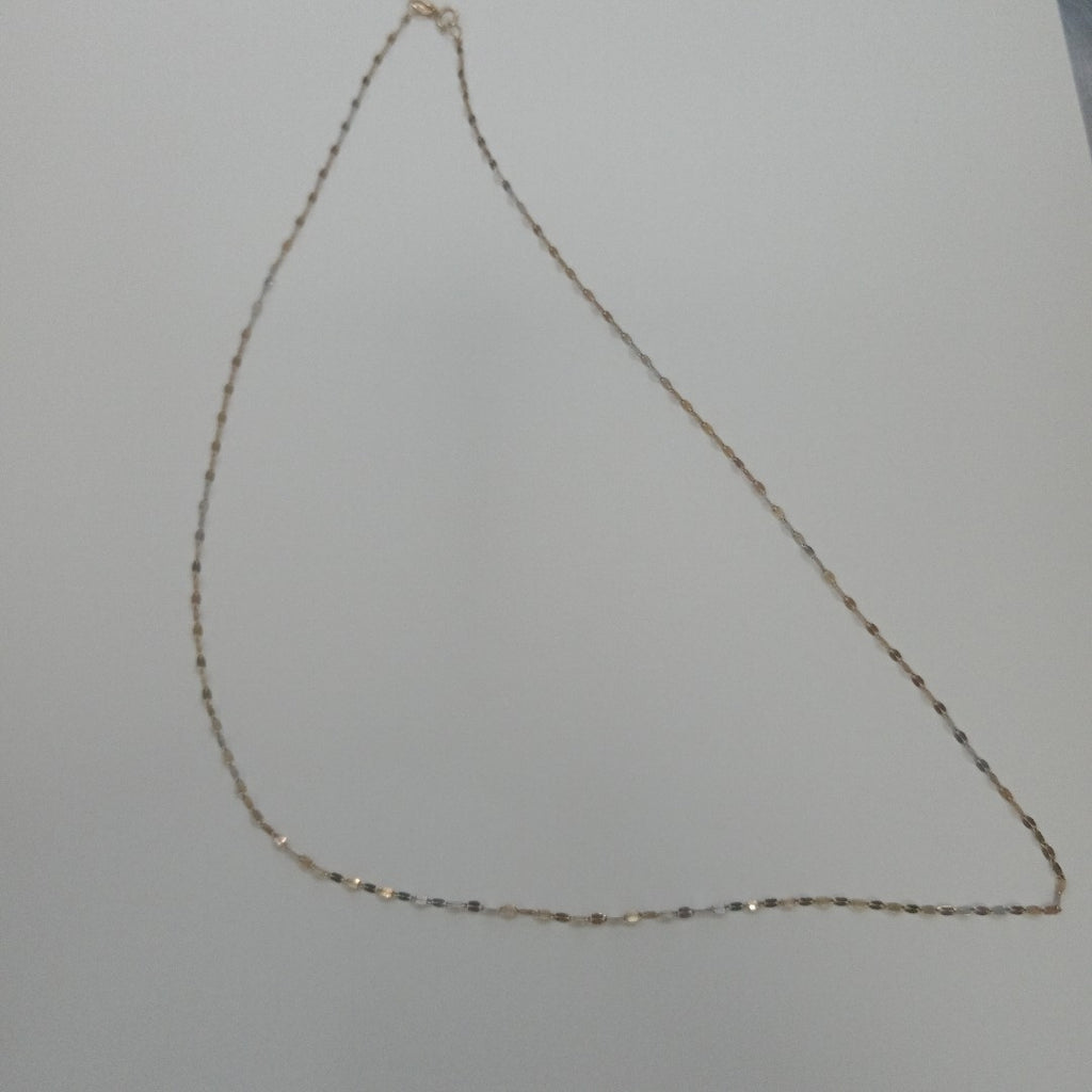 GARGANTILLA ORO, ORO COMBINADO 14 K 1.2 GRMS (SEMINUEVO)