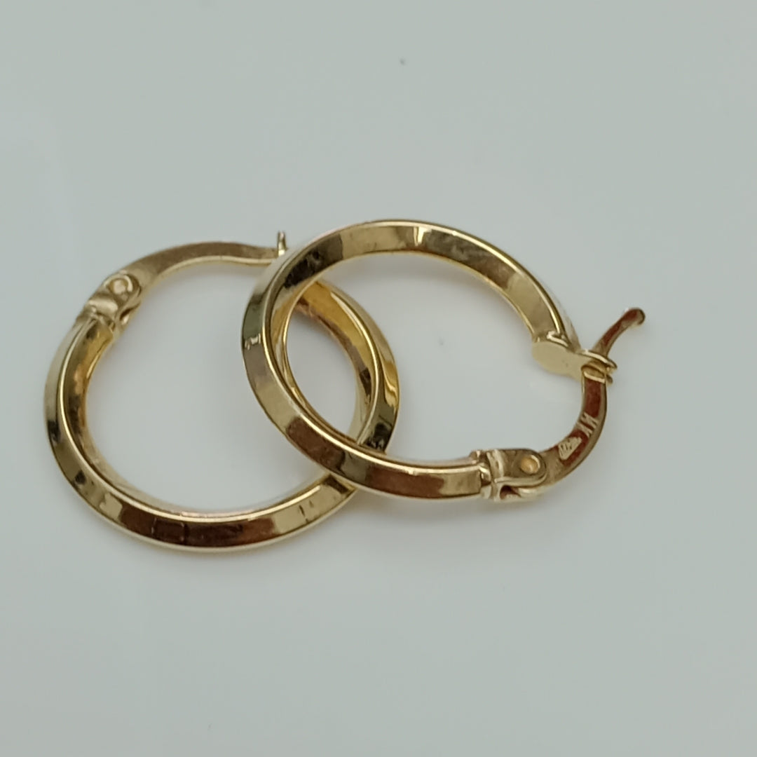 ARRACADAS PAR ORO 14 K 1.3 GRMS (SEMINUEVO)